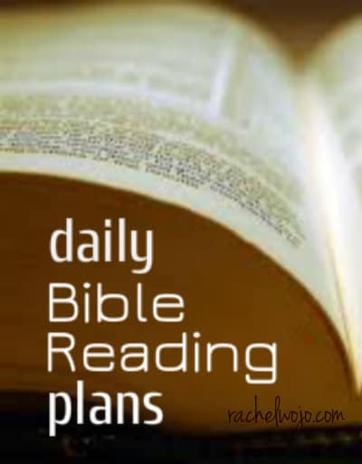 Daily Bible Reading Plan RachelWojo