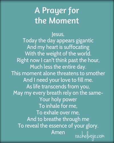 Image result for a prayer for the moment