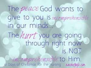 God wants to give you peace