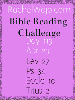 bible reading challenge day 113