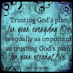 trusting gods plan
