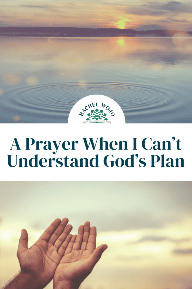 A Prayer For When I Can’t Understand God’s Plan