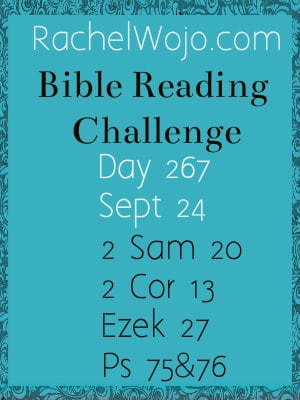 bible reading challenge
