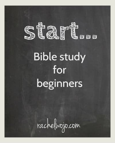 start bible study
