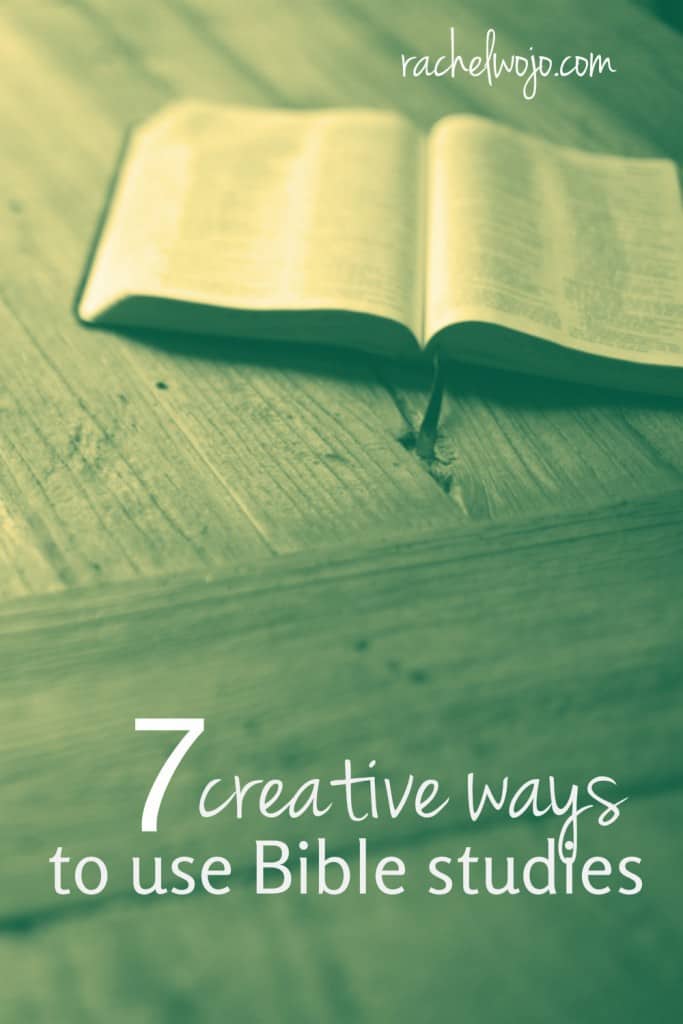 You want to do a Bible study, but just can't seem to work out the details.  Use these 7 ideas to make a Bible study that works for you happen right now!
