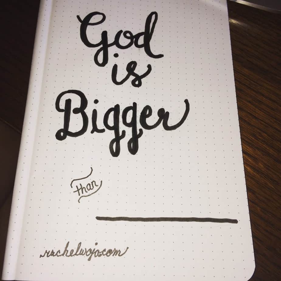 Do you believe that God has the power and love in your life? Then what goes in the blank today? 