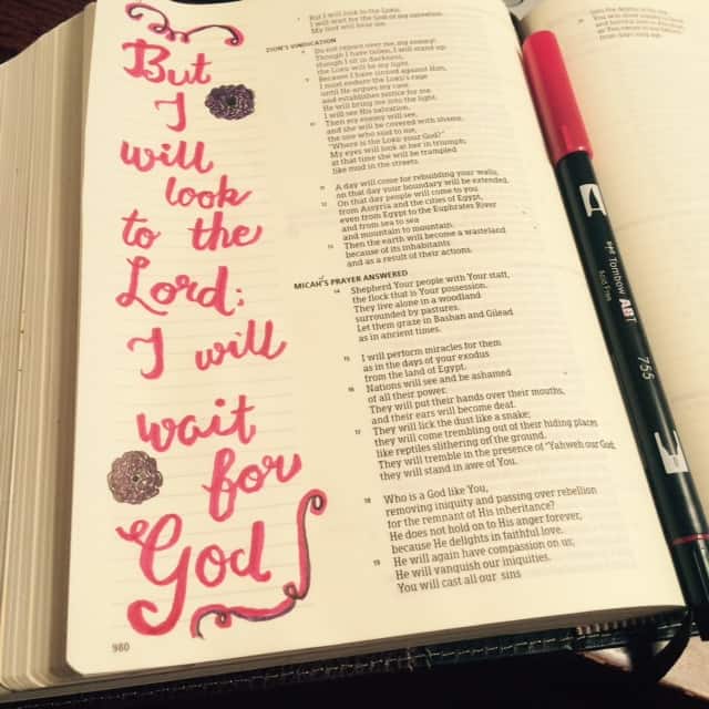 In spite of the crazy circumstances... Even in the midst of trial... Although my friends might think I'm a little craycray... And my family may not agree with my decision.. But I will look to the Lord. I will wait for the God of my salvation. My God will hear me. 