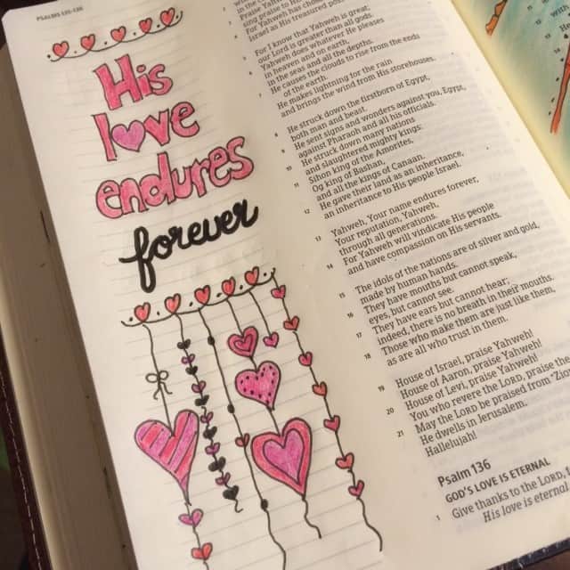 No matter what. He loves you; he loves me. God's love is eternal, never-changing, steadfast. #TrueLove #Biblereading