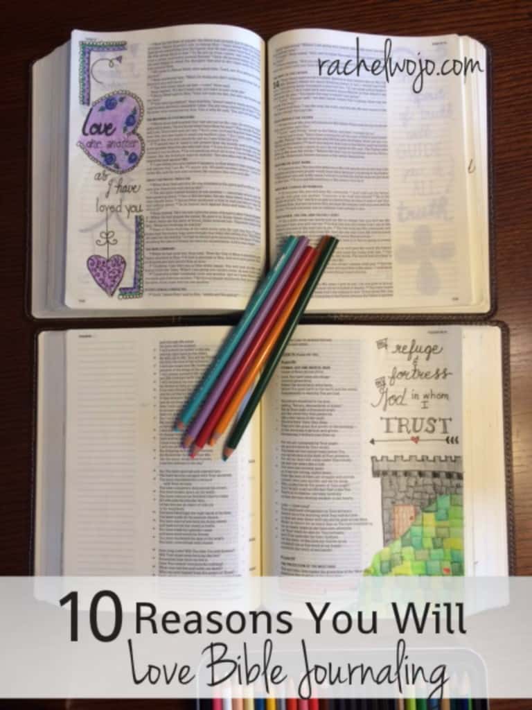 So you keep saying, “I want to start Bible journaling!” But then you feel like you’re not an artist. You just don’t know enough. Or you just don’t have the time for that. Enough!! I’ve been there with all the reasons I can’t Bible journal. However, I know from experience that if you get started, there are 10 reasons you will LOVE Bible journaling.