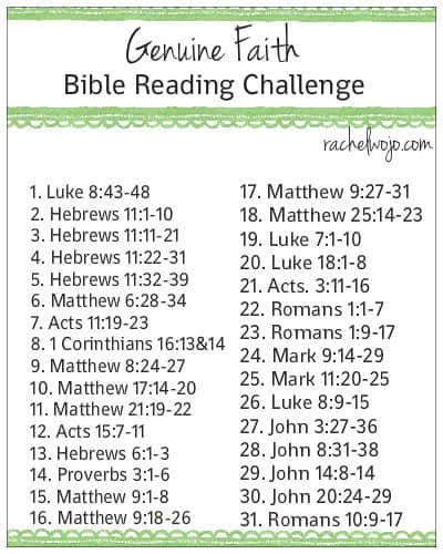 ust screenshot the graphic to your smartphone and mark it as a favorite for easy daily access. For a simple printable copy, click on the graphic or HERE and print out two copies of the Bible reading plan. Share one with a friend!