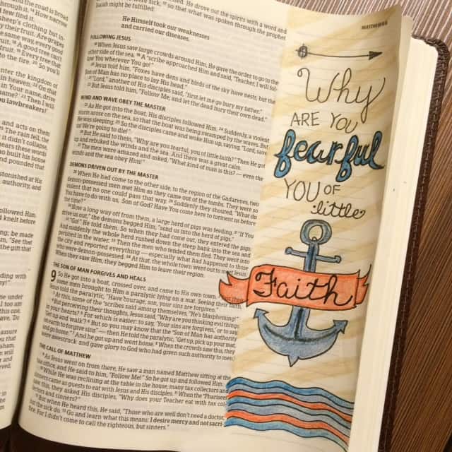 And isn't it such a great question? The One who conquered the grave holds your heart with the same fierce love. #genuinefaith #biblejournaling #illustratedfaith #noteworthytruth