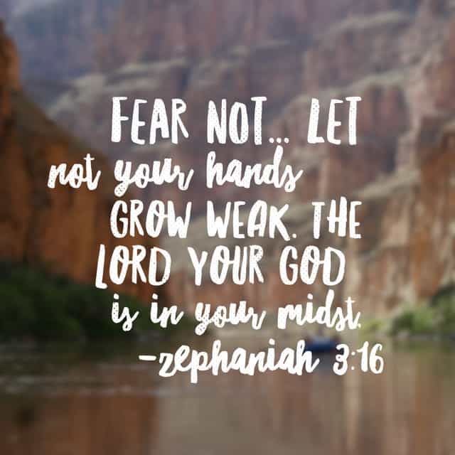 Fear not. The One who saves is with you. The One who created your hands promises to steady them if only you will allow him. The One who provides eternal salvation will also provide everyday solutions! #nofear #biblereading