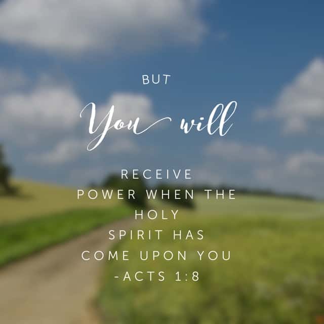 The Holy Spirit of the living God lives in us as Christians, showing us the way. THIS is how I can and will do God's calling for me- through HIS power. And so the next time you think "I wish I could...." exchange that thought for "Through the Holy Spirit's power, I will..." #confidentinhim#biblereading