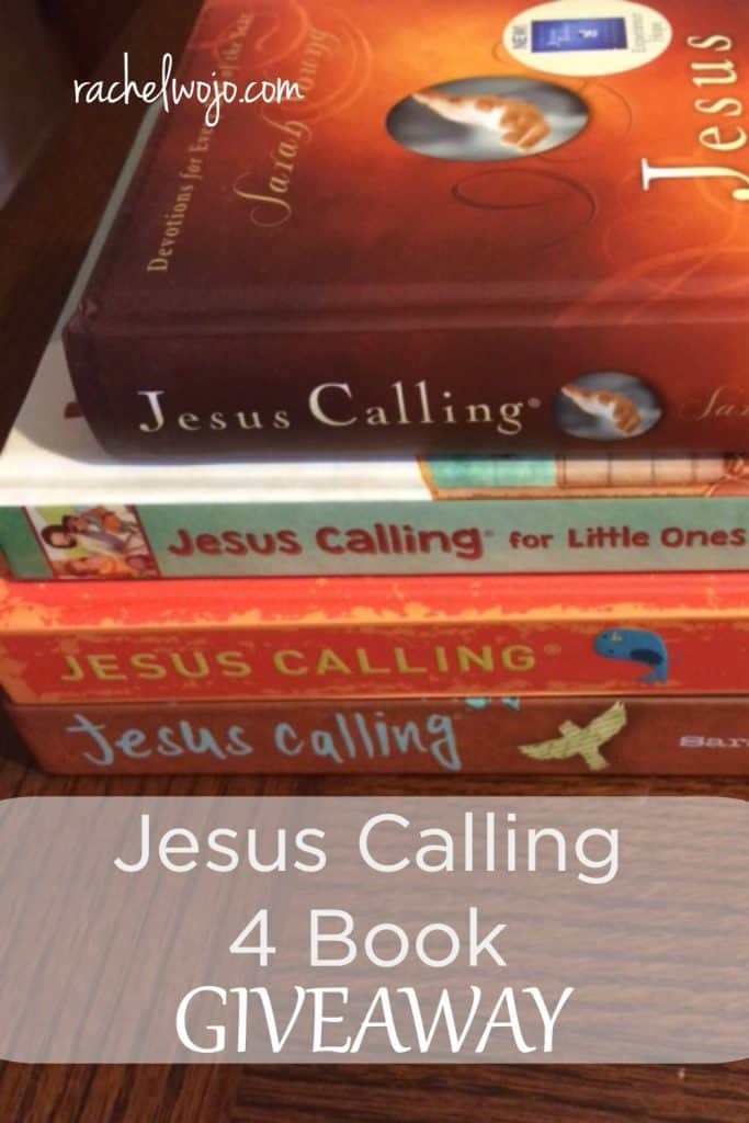  After Monday's post about scheduling time with God and this giveaway, I know someone is going to be inspired to begin using this fabulous Jesus Calling Devotional set and grow closer to Jesus!