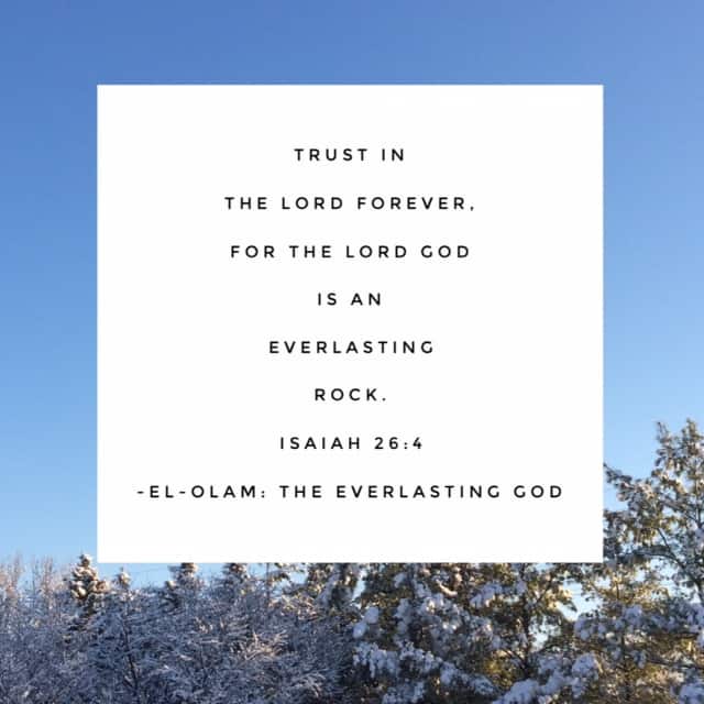 Oh how the Scripture met me so personally this morning. Just try and comprehend the eternal attributes of God. No beginning; no end. What a beautiful promise to start off Wednesday! #namesofGod #biblereading#biblereadingplan