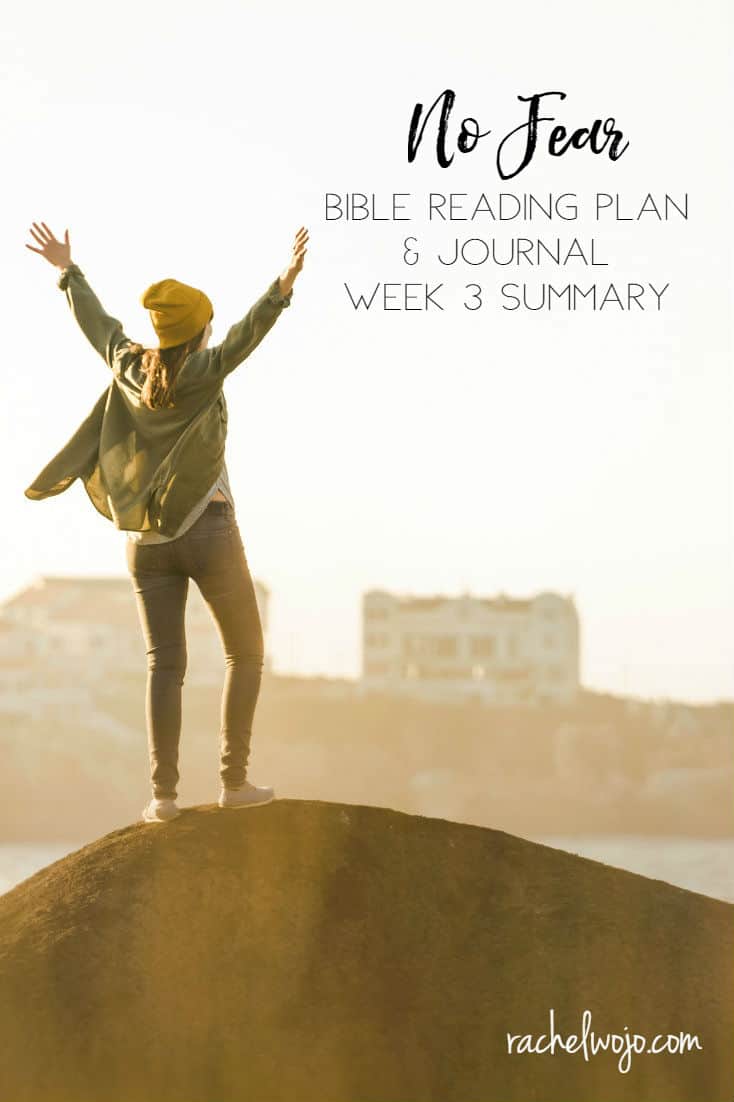 No Fear Bible Reading Challenge Week 3 Summary