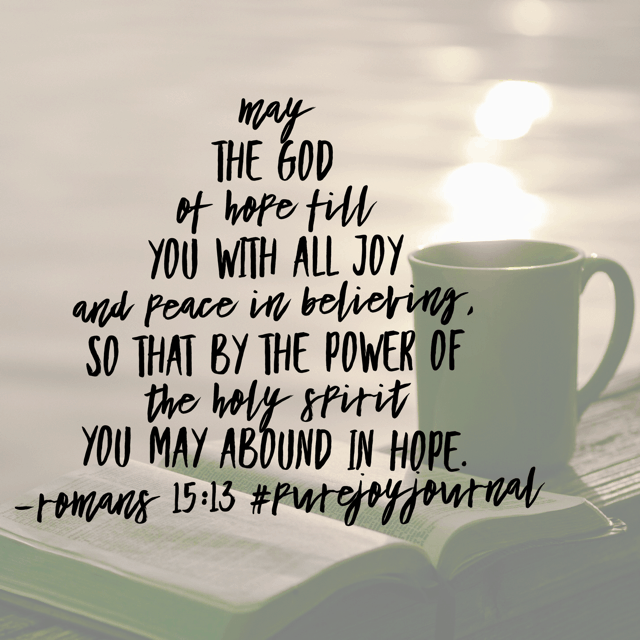 Such a powerful, encouraging, hopeful, joyful verse to read on the first week of a brand new year! If I could have one wish for you in 2018, it would be this verse.