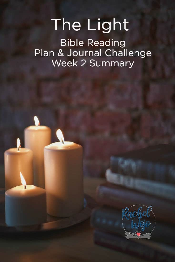 The Light Bible Reading Challenge Week 2 Summary