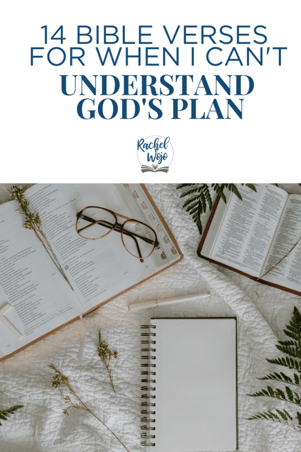 14 Bible Verses For When I Can't Understand God's Plan - Rachel Wojo