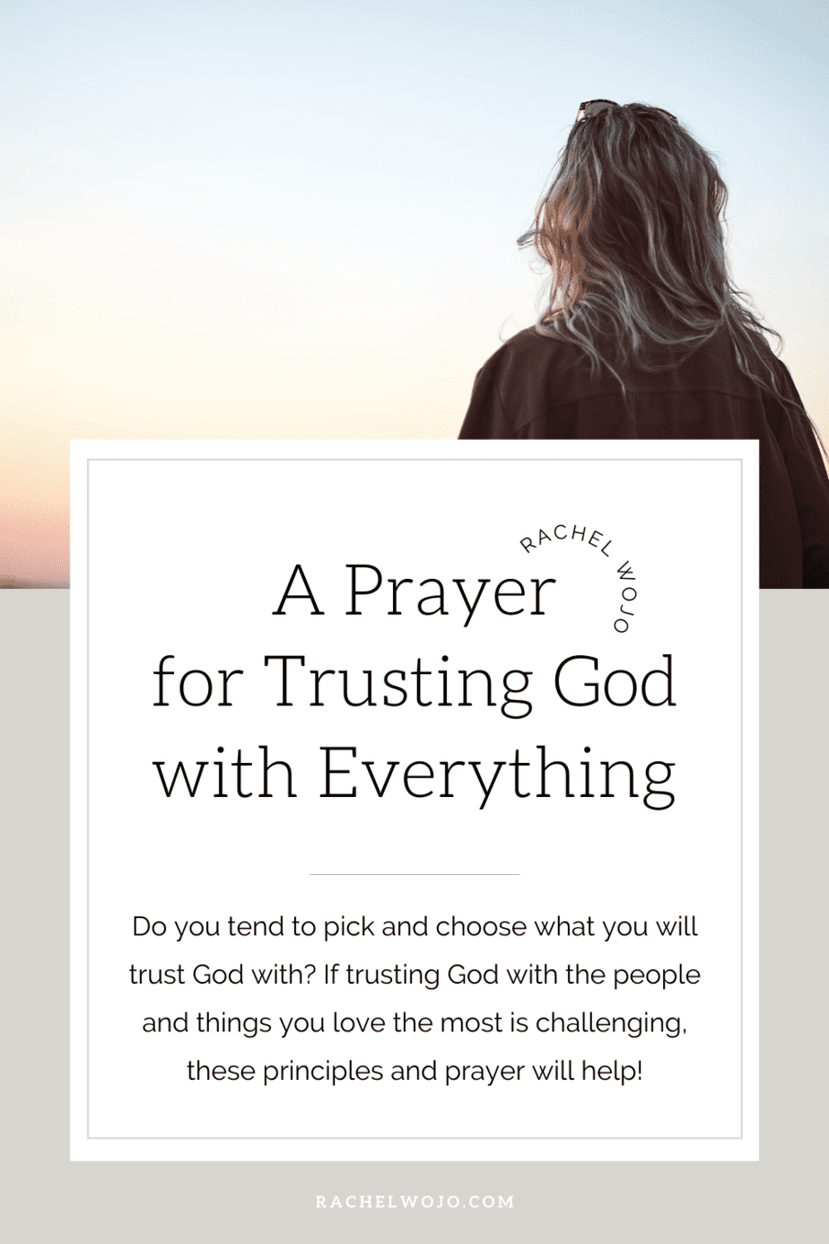 A Prayer to Trust God with Everything