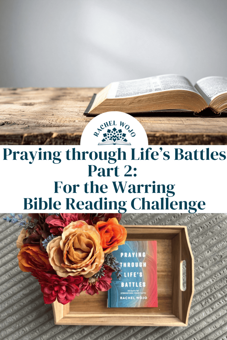 Praying through Life’s Battles Bible Reading Challenge Part 2: For the Warring